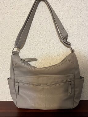Everyday Shoulder Bag/Crossbody in Taupe Gray - Versatile Women’s Handbag